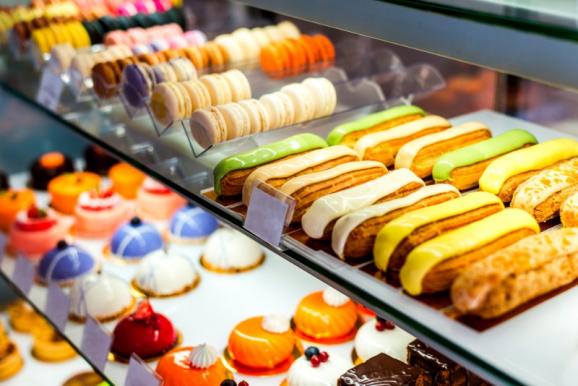 éclairs et macarons